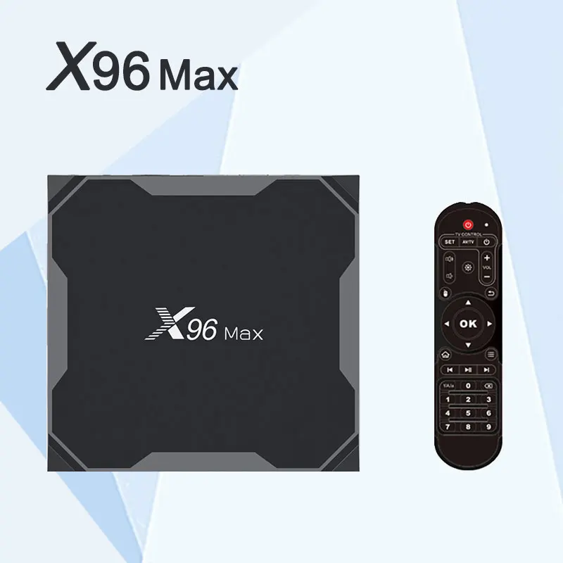 Смарт ТВ-бокс X96 Max Android 8 1 Amlogic S905X2 LPDDR4 Четырехъядерный 4 ГБ 32 64 Гб 2 ГГц и 5 Wifi BT 1000 м 4K