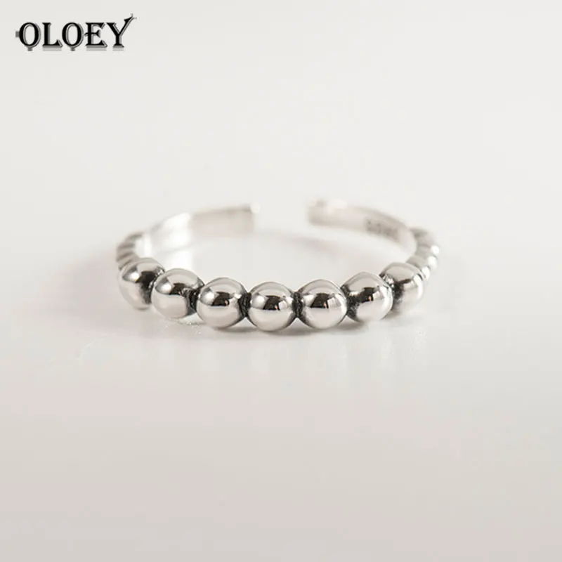 

OLOEY Genuine 925 Sterling Silver knuckle Ring For Women Open Adjustable Finger Rings Fine Jewelry Gift Drop Shipping YMR375