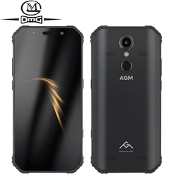 AGM A9 IP68 Водонепроницаемый противоударный мобильный телефон Android 8,1 5,99 дюйм4 Гб + 32 ГБ, док-станция Qualcomm SDM450 Octa Core 5400 мАч NFC Смартфон 4G