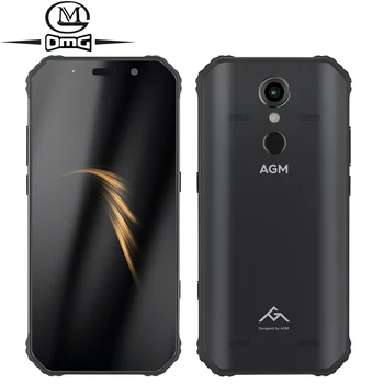 

AGM A9 IP68 Waterproof shockproof mobile phone Android 8.1 5.99" 4GB+32GB Qualcomm SDM450 Octa Core 5400mAh NFC 4G Smartphone