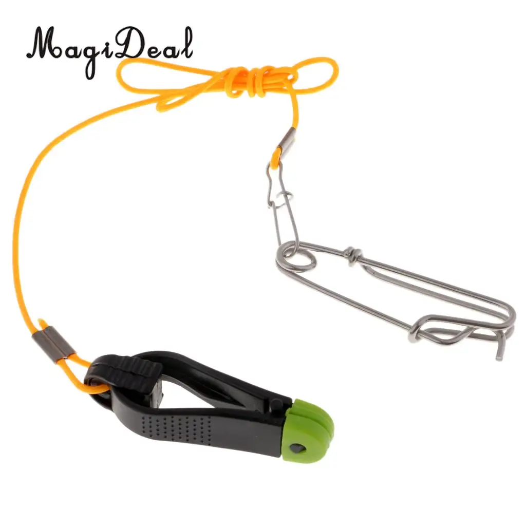 

Power Grip Plus Downrigger Line Release Stacker Clips with 17" Leader & Long Line Snaps