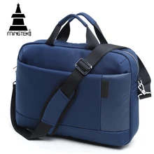 14 15.6 Inch Laptop Bag Sleeve Case Business Notebook Tote Briefcase Bag Waterproof Nylon Portable Shoulder Messenger Bag Unisex