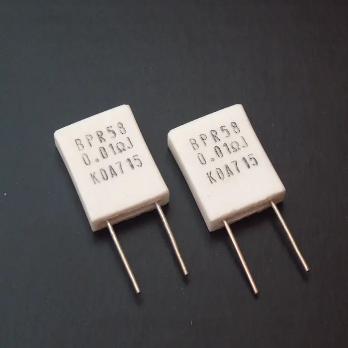 Original nuevo 100 BPR58 0.01R 5 W KOA resistencia de cemento no