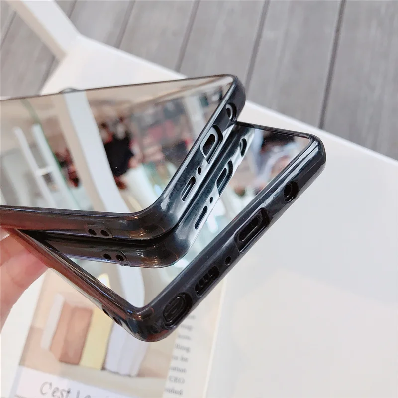 Мягкий Блестящий зеркальный чехол для HuaWei P smart 2019 P20Pro Y7Prime Mate 10 Lite P30 PRo 20 Y9 honor 8C 8X
