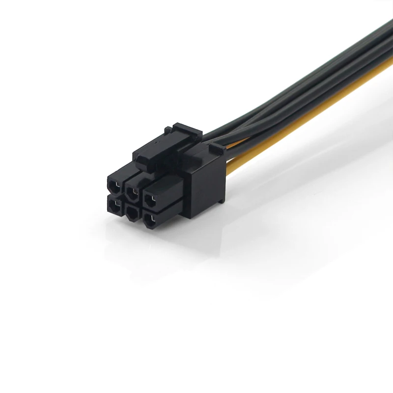 ULT BEST 10 шт. SATA кабель для горнодобывающей Riser Card 15pin до 6 Pin PCI Express графика Разъем