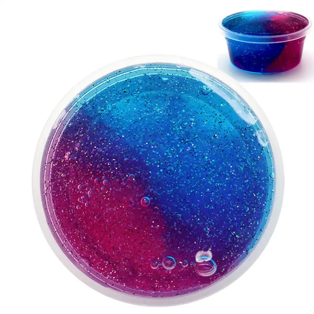 多色クリスタルスライム Diy グリッター粘土泥抗ストレス Playdough おもちゃ子供のためのクリアふわふわ粘土明るい粉末 Modeling Clay Aliexpress
