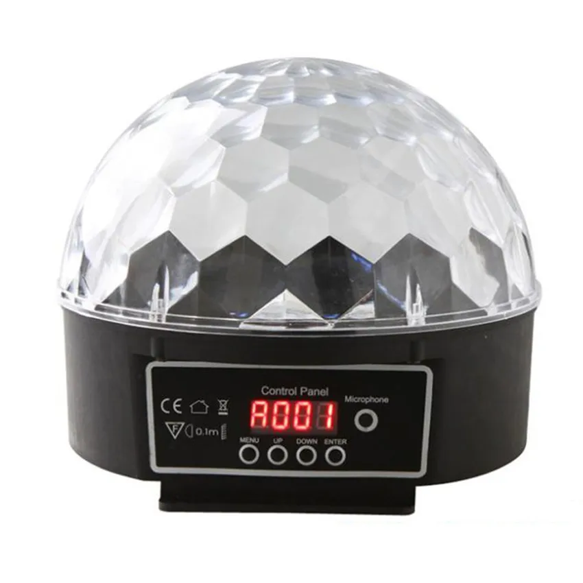 

Thrisdar 6W DMX512 Magic Ball Led Stage Lamp Voice Control Disco Stage Light Digital Christmas Laser Projector DJ Disco Light