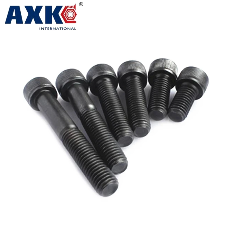AXK DIN912 болты класса 12 9 высокопрочные винты с шестигранной головкой из