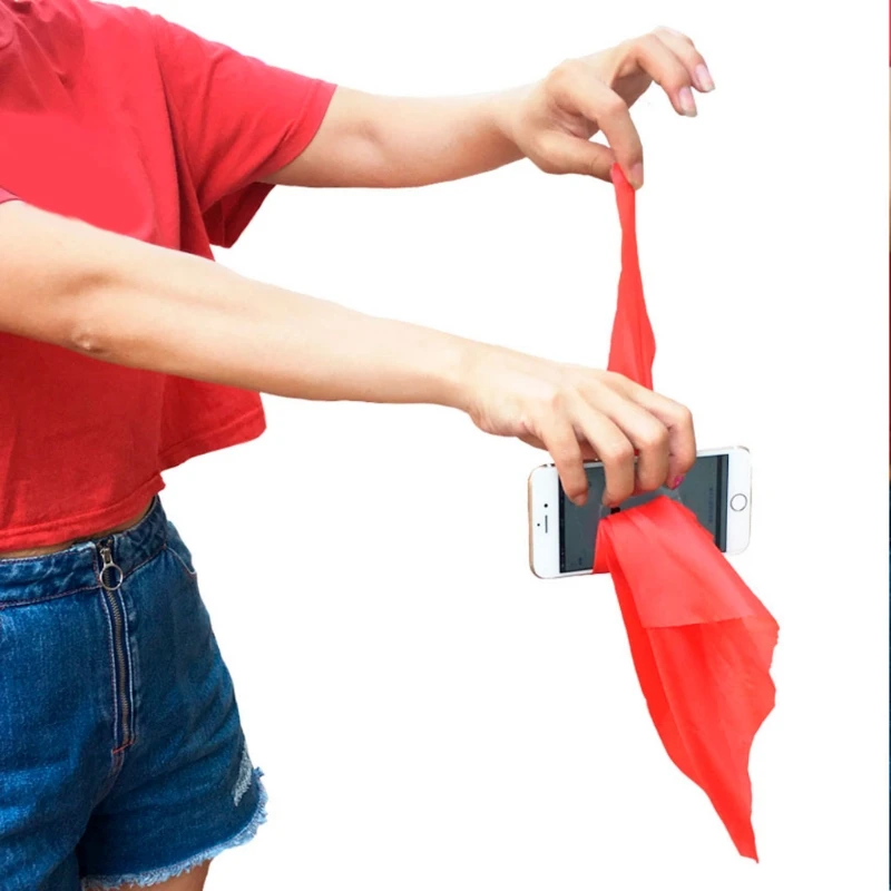 

Silk Through Phone Magic Tricks Close Up Magic Easy To Do for Professional Magician Gimmick Email Teaching Video