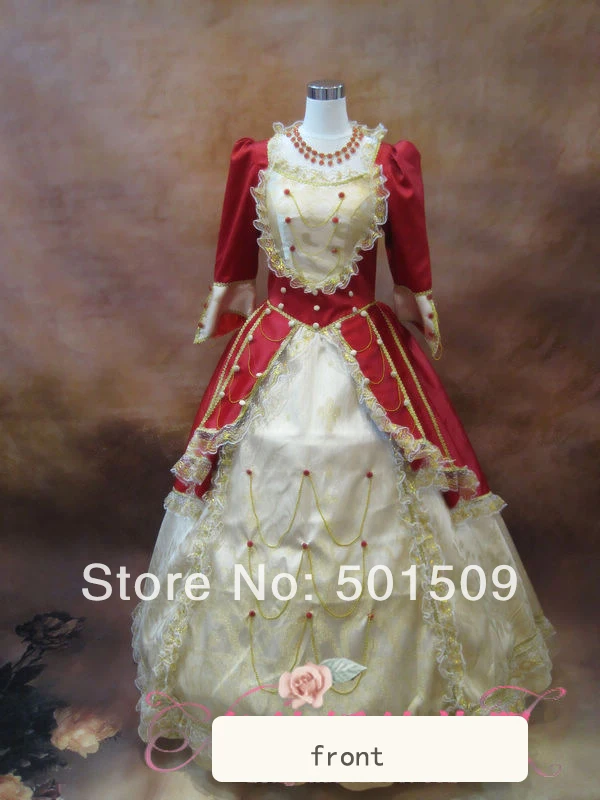 long Medieval Renaissance Gown queen Dress Victorian Gothic/Marie Antoinette/civil war/princess Belle Ball long Medieval Renaissance Gown queen Dress Victorian Gothic/Marie Antoinette/civil war/princess Belle Ball