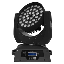 36x10 Вт RGBW 4в1 светильник для мытья/увеличения DMX512 светильник с подвижной головкой Профессиональный DJ/бар/вечерние/шоу/сценический светильник/Свадьба