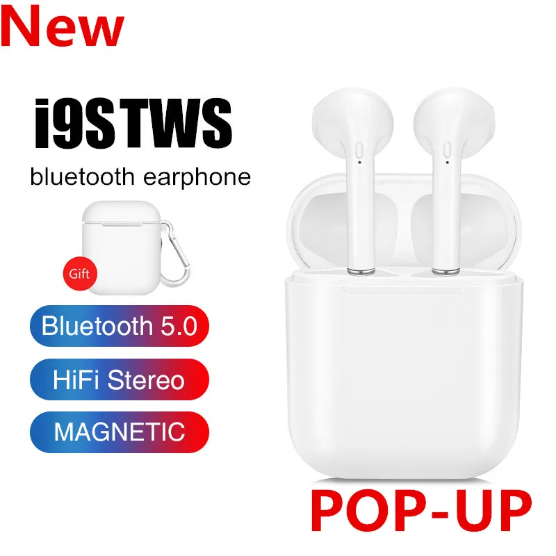 I9S TWS беспроводной Bluetooth 5 0 наушники бинауральные звонки PKi100 с зарядным