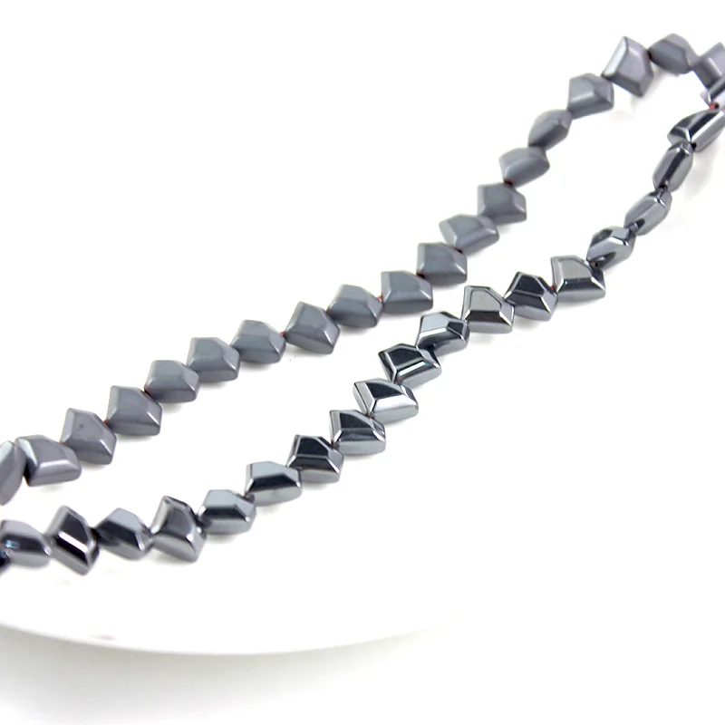 

1 strand/pack Black Matte Gray Hematite Spacer Loose Beads for DIY Jewelry Making Bracelet and Necklace HLB1026
