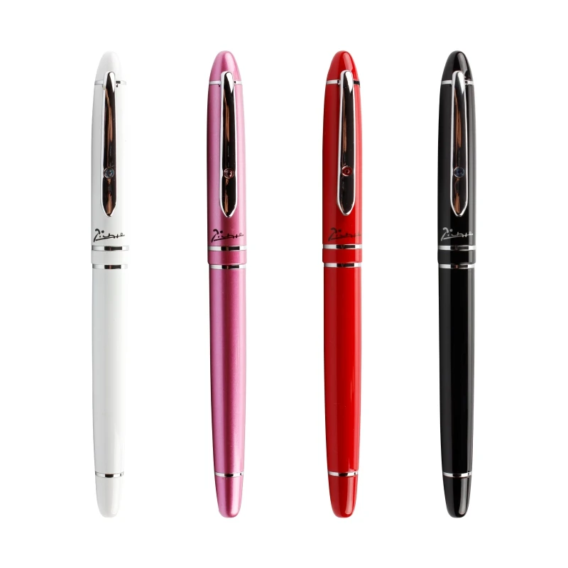 

PIMIO Metal Gel Pen PS-608 Signing Pen Office Ball Pen Business Gift Copper 1PCS