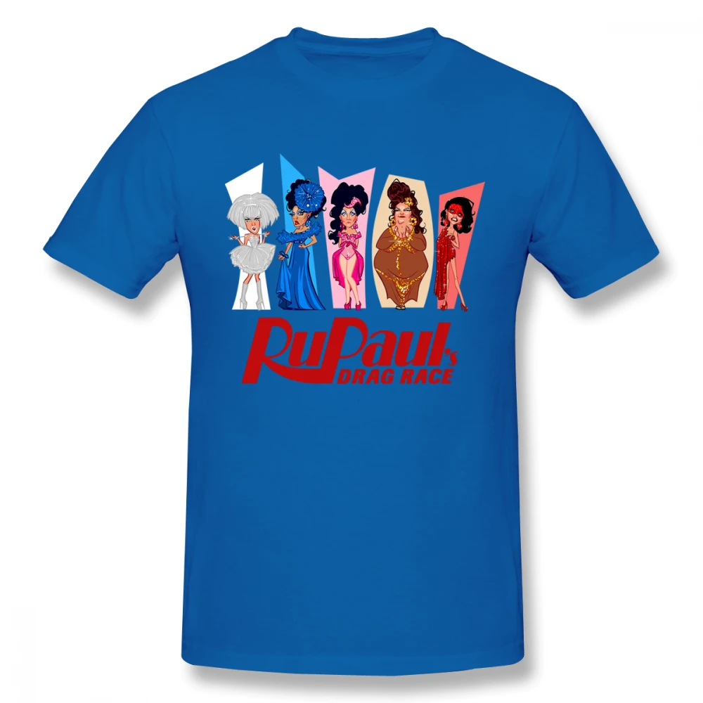 Rupaul Drag Race футболка для мужчин плюс размеры хлопок Футболка команды 4XL 5XL 6XL Camiseta