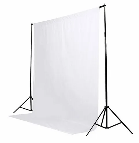 Photo Backdrop White Background 1.8x2.7m Studio Photography Screen Muslin Cotton 