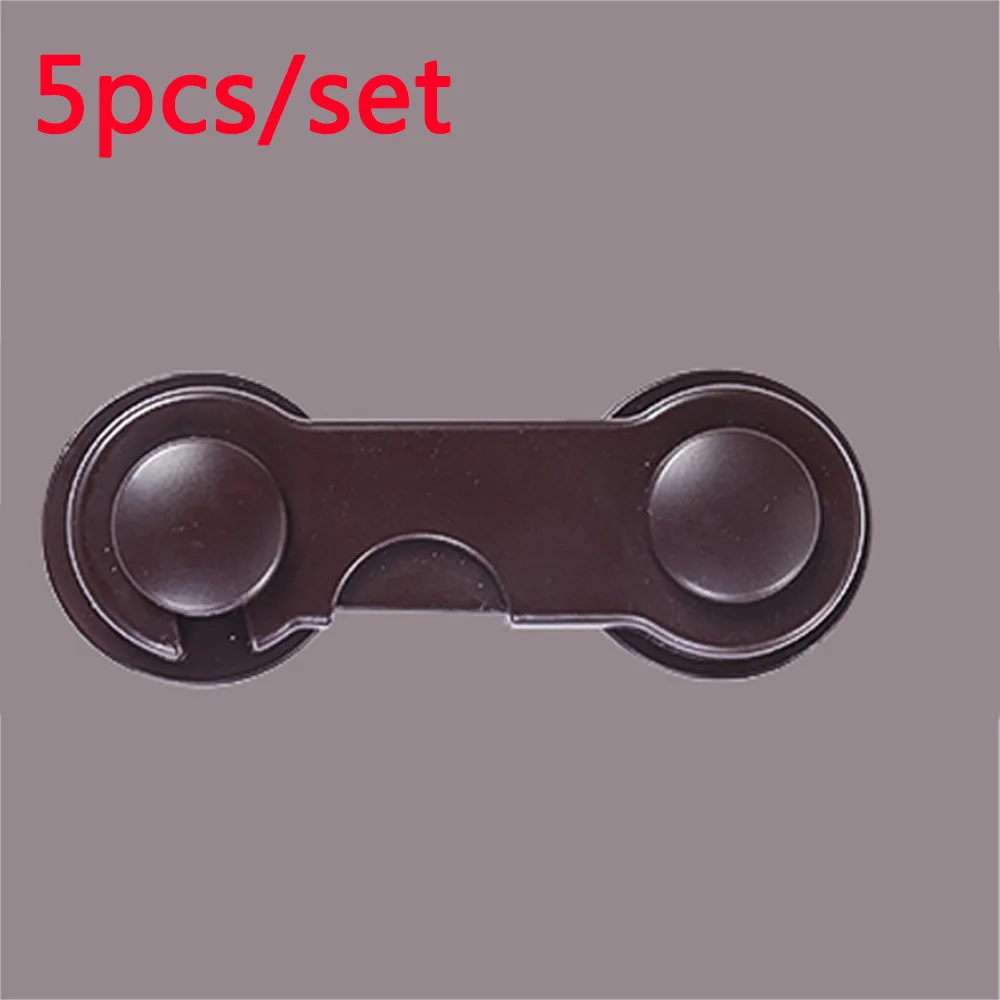 5pcs/more Multifunctional Baby Safety Locks Anti-clutch Drawer Cabinet Door Open Child Safety Lock Care Protect Your Baby Safety - Цвет: As the show