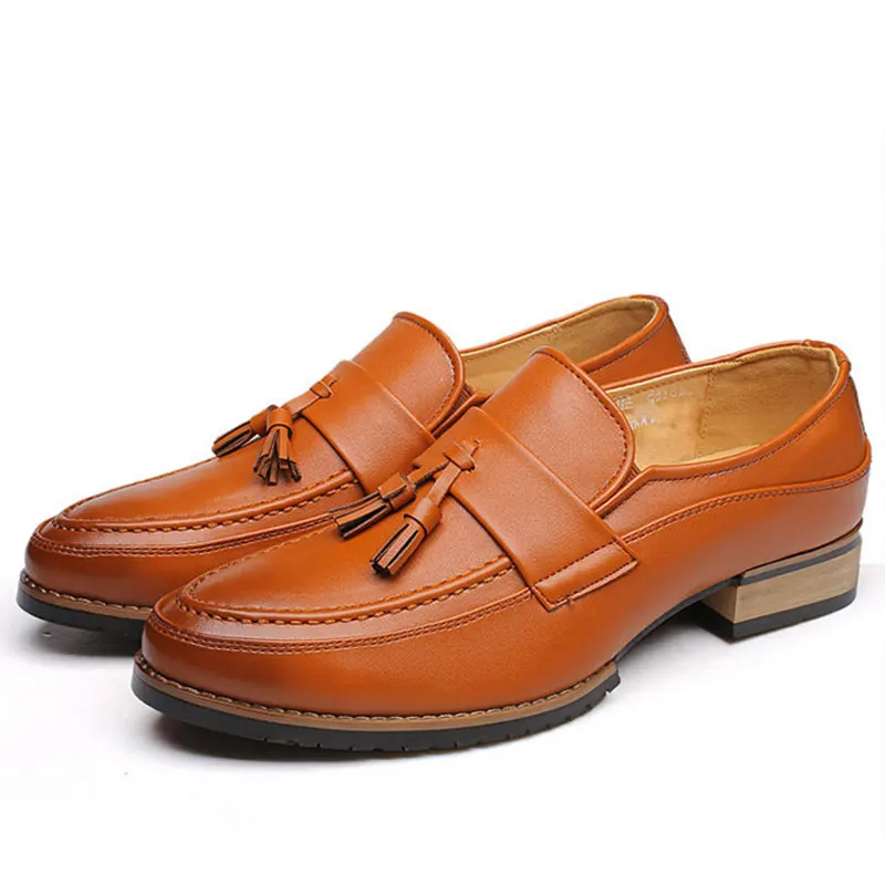 Tangnest/ г. Новая повседневная мужская обувь в британском стиле Мужская обувь из спилка на низкой танкетке однотонная мужская обувь без застежки размеры 38-43, XMP561 - Цвет: yellow