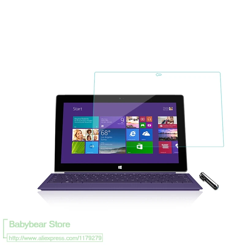 Для Microsoft Surface RT 1 2 Pro 10 6 дюймов планшет HD закаленное стекло Защита экрана анти