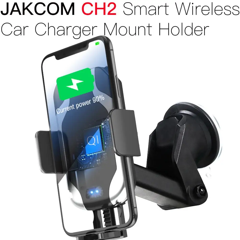 

JAKCOM CH2 Smart Wireless Car Charger Holder Hot Sale in Holders As Qi Fast Charging Autostretch Touch Unlocking Stand