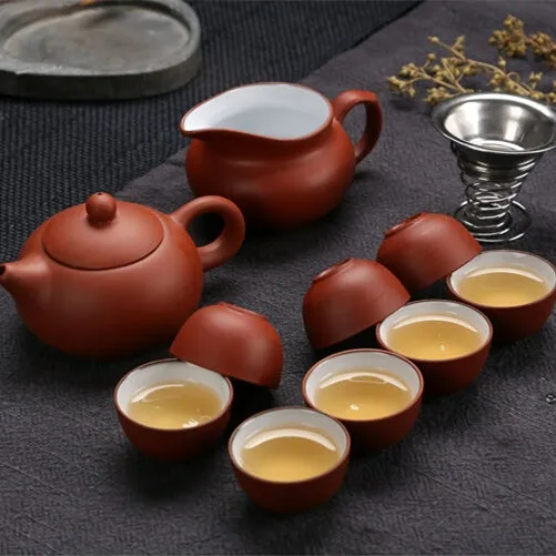 2016 Small Size Chinese YiXing Clay Tea set 150ML Teapot + 8 Pcs 30ML