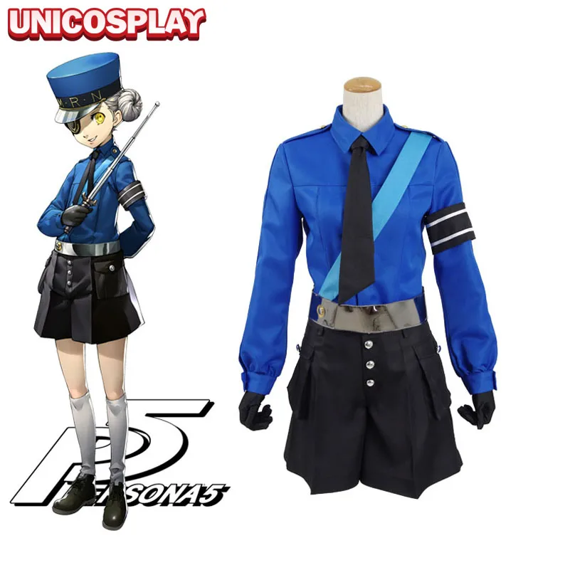 Костюм для косплея Persona 5 Кэролайн школьная форма женские праздничные костюмы