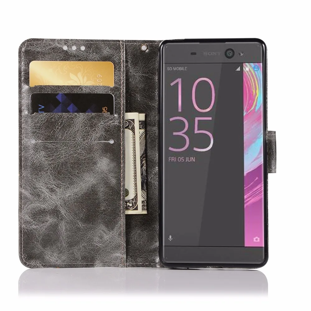Кожаный чехол книжка для телефона Xperia XA F 3111 3112 3113 3115 чехлы Sony X A F3111 F3113 F3115 F3112 Dual