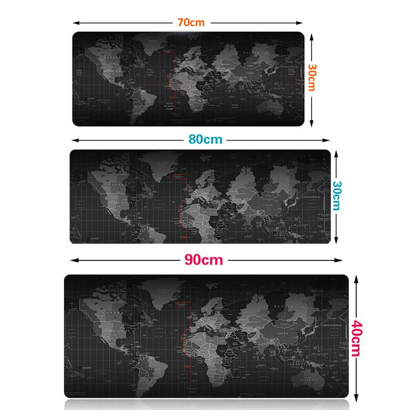 Сделайте дауэр очень большой коврик для мыши карта мира игровой коврик для мыши натуральный резиновый игровой стол коврик для мыши с коврик мыши с фиксируемым краем
