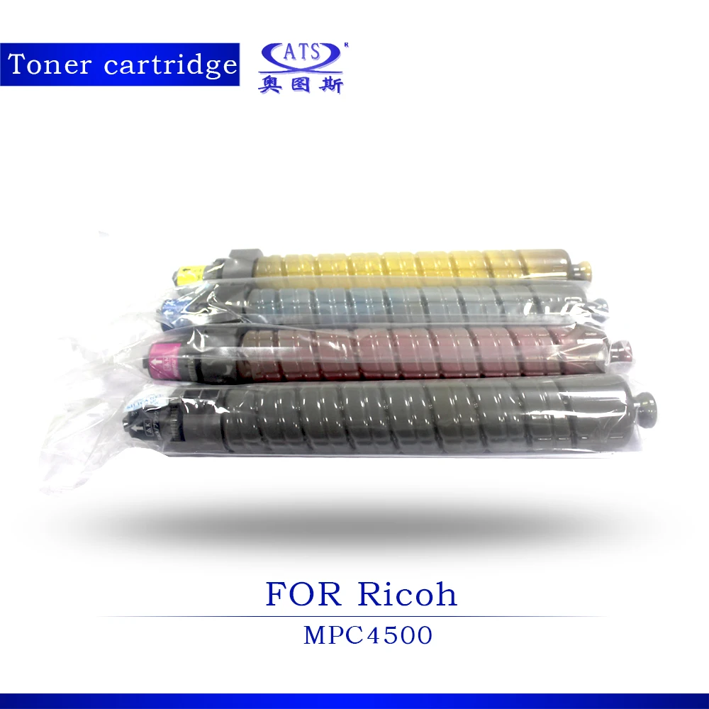 

1PCS MPC 4500 3500 Photocopier Compatible Toner Cartridge For Ricoh MPC4500 MPC3500 Cyan Magenta Yellow Black