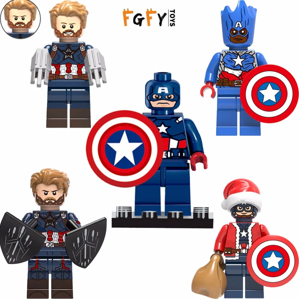 Hot Superheros Avengers Infinite war captain america hulk Iron man DIY Building Blocks Legoingly toy for children birthday gift