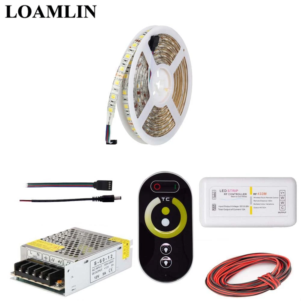 DC12V Светодиодная лента с цветовой температурой SMD5050 RF цветным температурным
