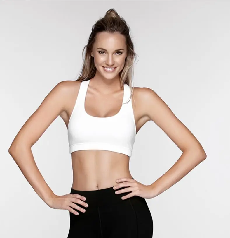 

Woman Bra Push Up Running Sport T-shirt Gym Shirt Top Fitness Bh Sport Bra Women's