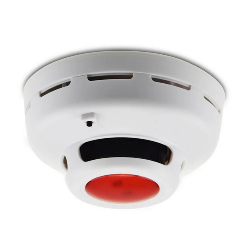 

OWGYML Standalone Photoelectric Smoke Detector Fire Alarm Sensor Sound Flash Alarm For Indoor Home Safety Security With Battery