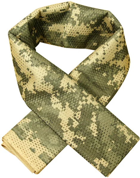 mens grey scarf Tactical Military camouflage Scarf Cool Airsoft Tactical Multifunctional  Army Mesh Breathable Scarf Wrap Mask Shemagh Veil mens cotton scarf Scarves