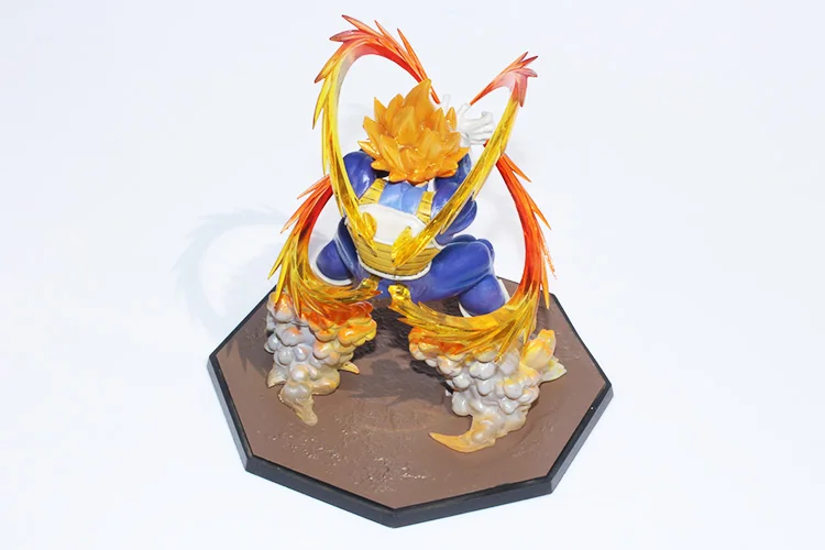 Аниме Dragon Ball Z Супер Saiyan Вегета Битва состояние Final Flash ПВХ фигурка Коллекционная модель игрушки 15 см