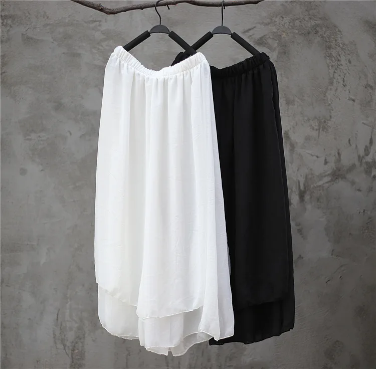 Женские широкие брюки повседневные свободные мягкие женские шелковые хлопковые
