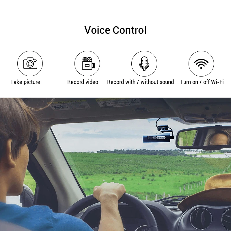  Original Xiaomi 70mai Car DVR Voice Control Cam 1080HD Night Vision Dash Cam Wifi Car Camera Record