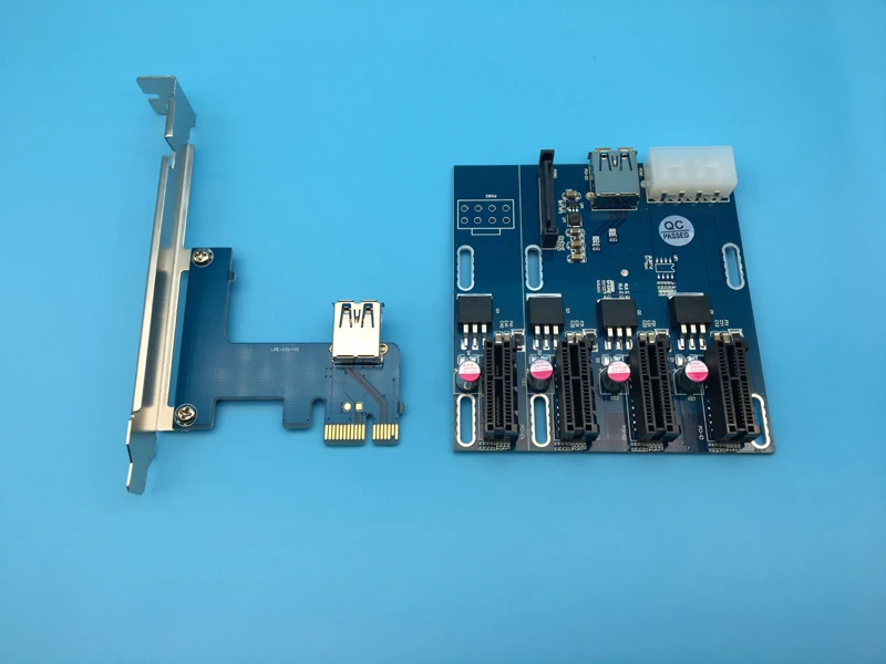 Новинка PCIe 1 4 PCI Express 1X Слоты Riser Card Mini ITX к внешнему слота e x1 порт мультипликатор