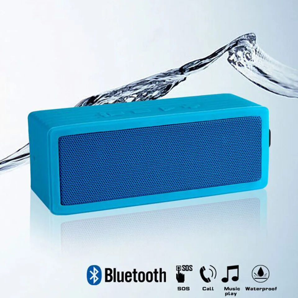 Мини Беспроводной Bluetooth Динамик Портативный Waterpoof Droproof пыле сабвуфер для SOS TF
