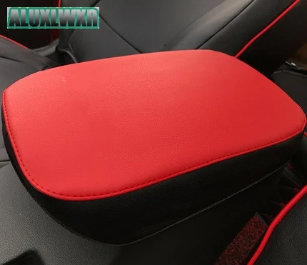 

For Hyundai KONA KAUAI 2018 2019 Car Leather Central Armrest Console Box Pad Cover Cushion Support Box Padding Protective Case