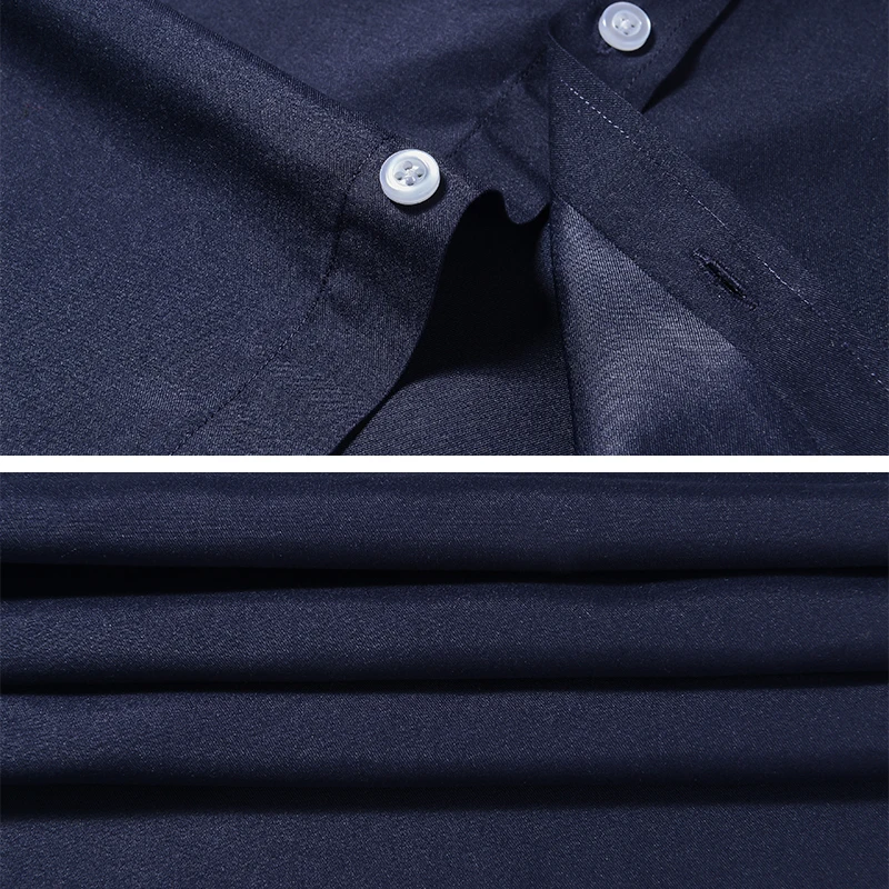 Осенняя черная хлопковая Повседневная рубашка приталенная дизайнерская официальная Мужская рубашка с длинным рукавом Высококачественная вечерняя рубашка с воротником Camisa Masculina