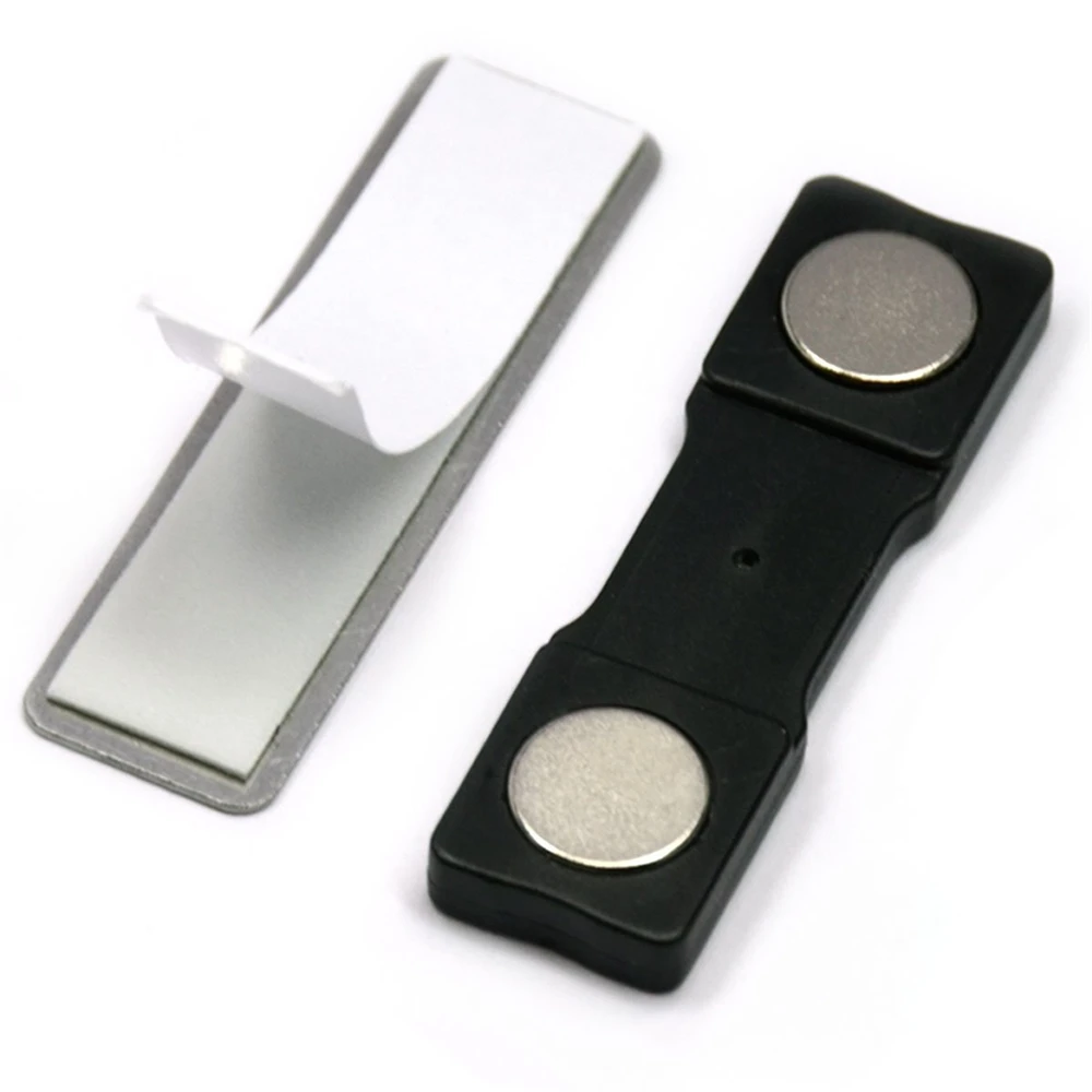 Free Shipping 10pcs 45 13mm Wholesale Magnetic Id Badge Attachment Name 