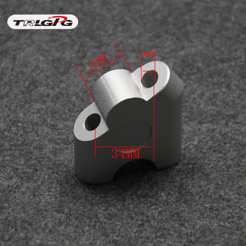 Anodizzato 2 Pollice givole Moto Manubrio Riser Per 7/8 &quot22 мм grasso manubrio Morsetto для Honda CB500F 2018|Руль велосипеда|