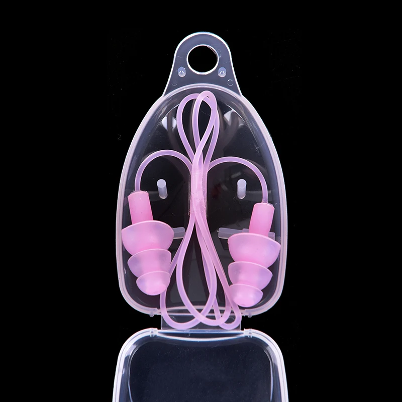 1 шт Универсальные Мягкие силиконовые плавающие Заглушки для ушей, беруши для бассейна, аксессуары для водных видов спорта, плавающие затычки для ушей - Цвет: PK