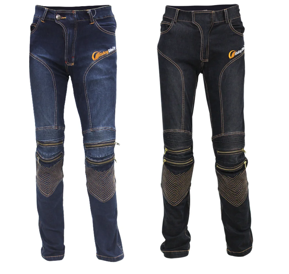 Мужские байкерские джинсы для верховой езды, облегающие защитные штаны для мотокросса, дышащие эластичные байкерские штаны для мотокросса