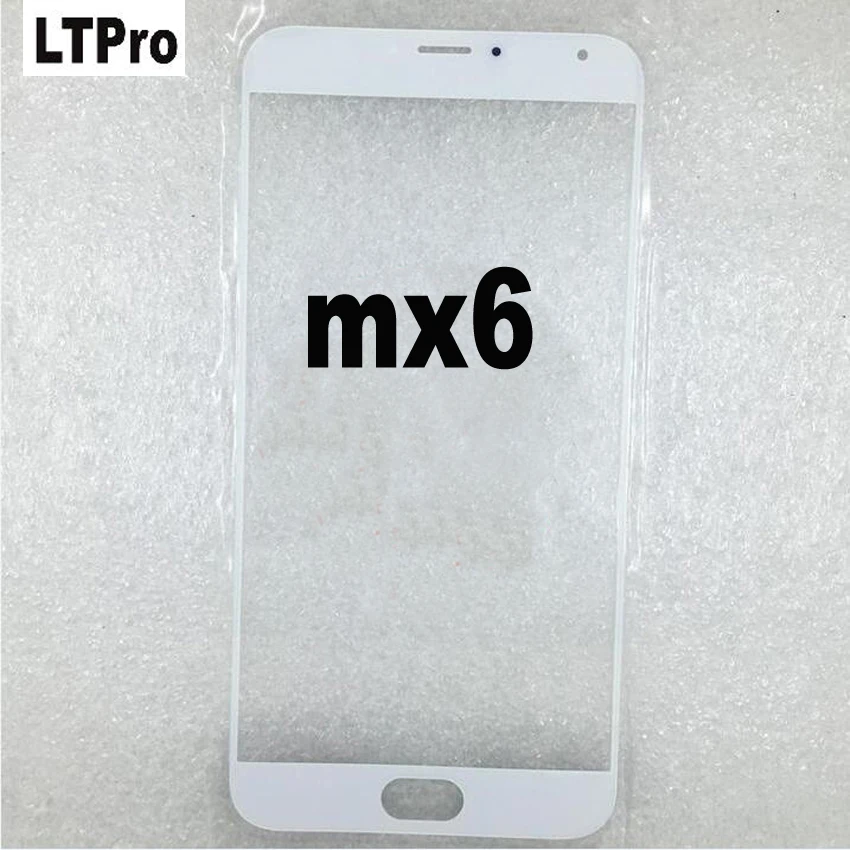 LTPro 100% абсолютно новая передняя стеклянная панель для Meizu MX6 M X6 внешняя линза без