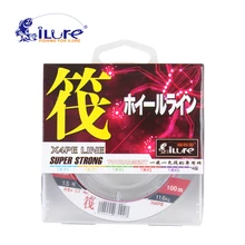 ILure 100 м плот леска 4XPE плот леска 0,4# до 2# плавающая леска цветная леска