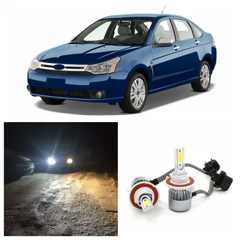

Edislight 72W 7600LM H13 COB LED Headlight Kit Hi Lo Beam Light For 2008-2011 Ford Focus White Car Bulbs High Low Headlamp
