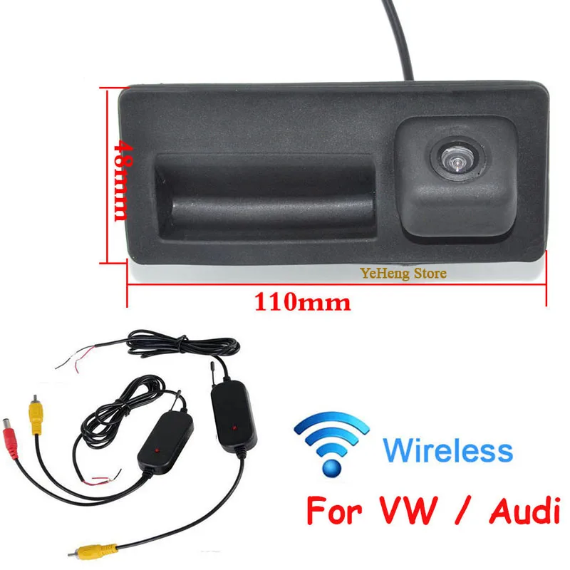 

YeHeng store WIRELESS CAR REAR VIEW BACKUP CAMERA FOR VW PASSAT LAVIDA SHARAN GOLF HD CCD Wide Angle Camera,Free Shipping