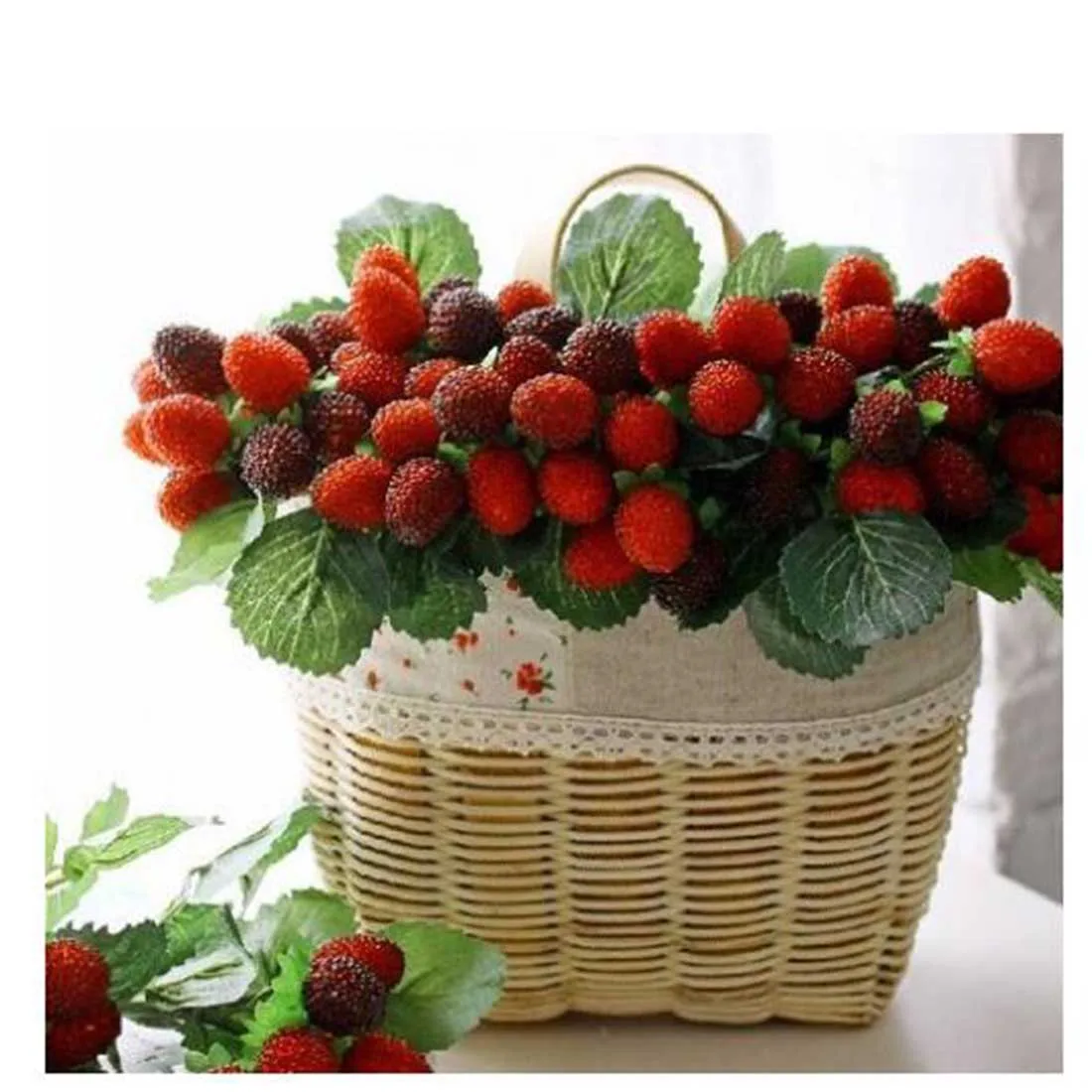 2016 New 9 fruit decoration flower artificial fruit paddle strawberry